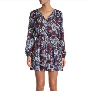 Parker Printed Wrap-Style Dress - Cordovan